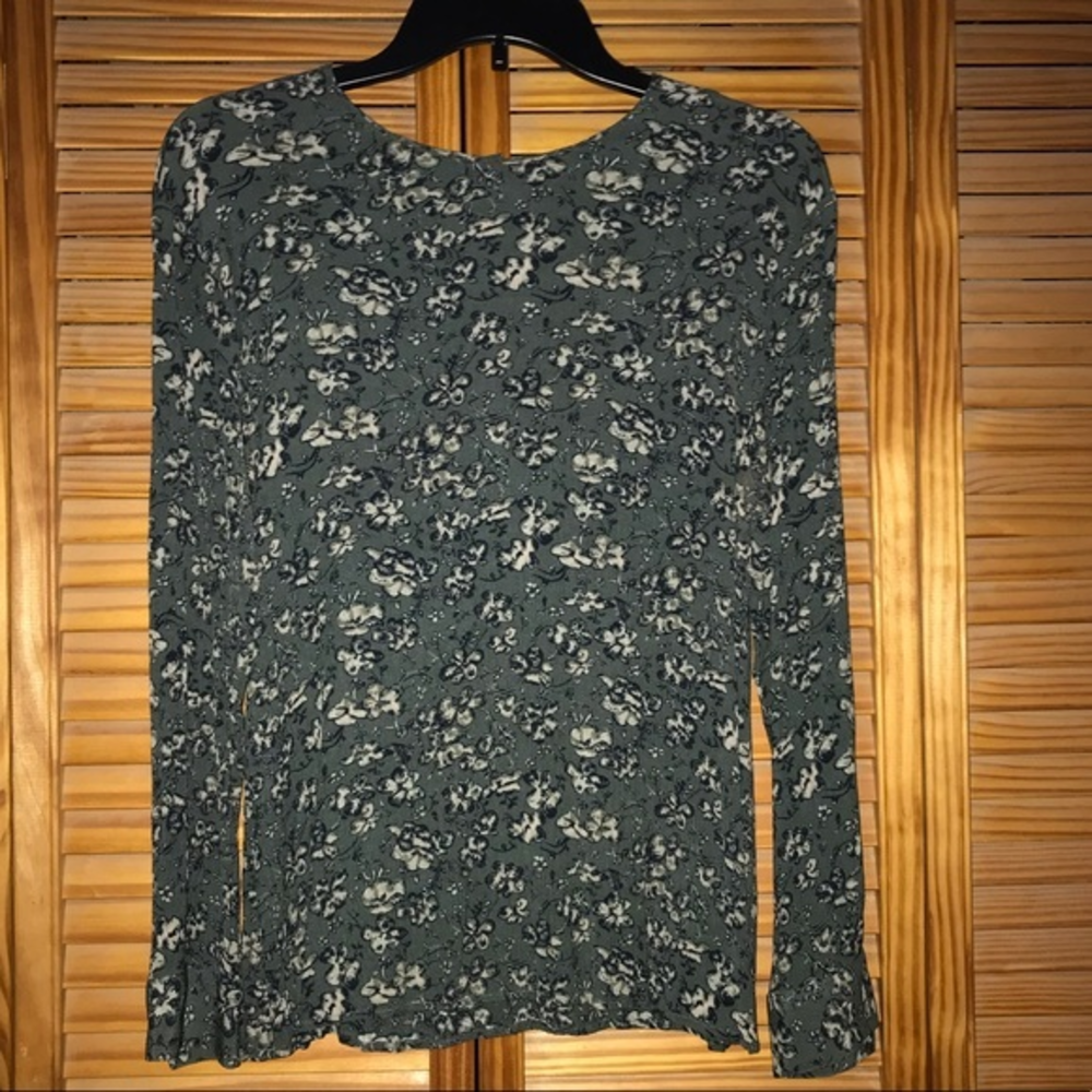 Chaus Floral Long Sleeve Blouse